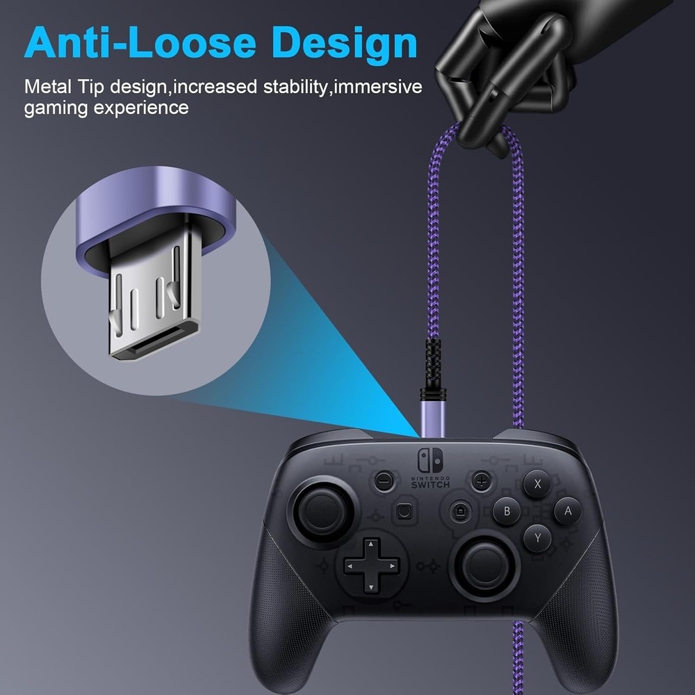 Robust 6FT Micro USB Charging Cable for Kindle & Android Devices, Plug & Play