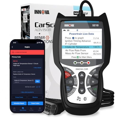 OBD2 Scanner & Engine Code Reader 5210 - Battery Tester - Live Data - Oil Reset