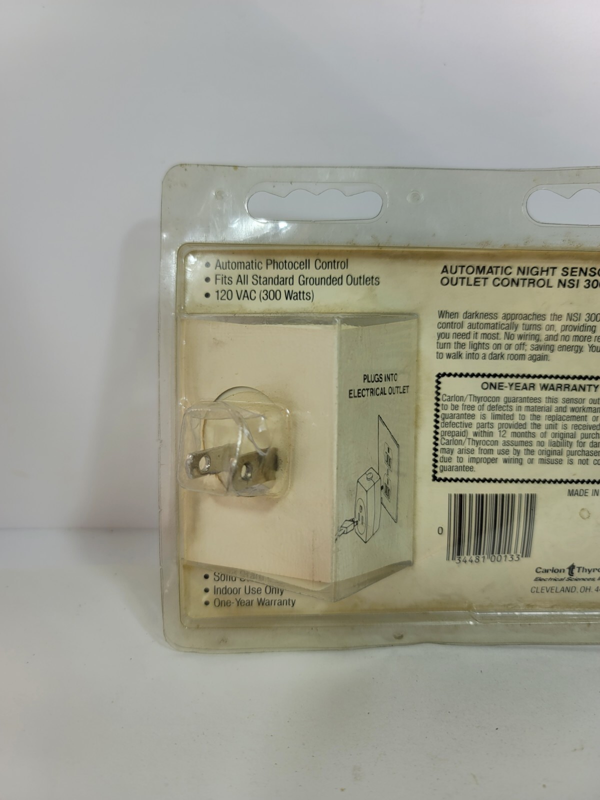 Carl Thyrocon Automatic Night Sensor Outlet Control NSI300 Vintage New Sealed