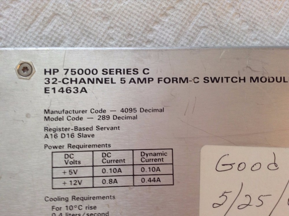 HP E1463A Switch Module