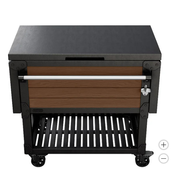 KETER PATIO COOLER AND BEVERAGE CART - MULTI - Scratch & Dent