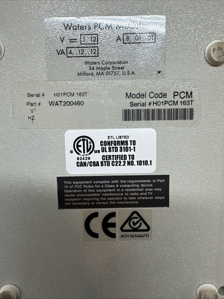 Waters PCM Pump Control Module w/cable TESTED