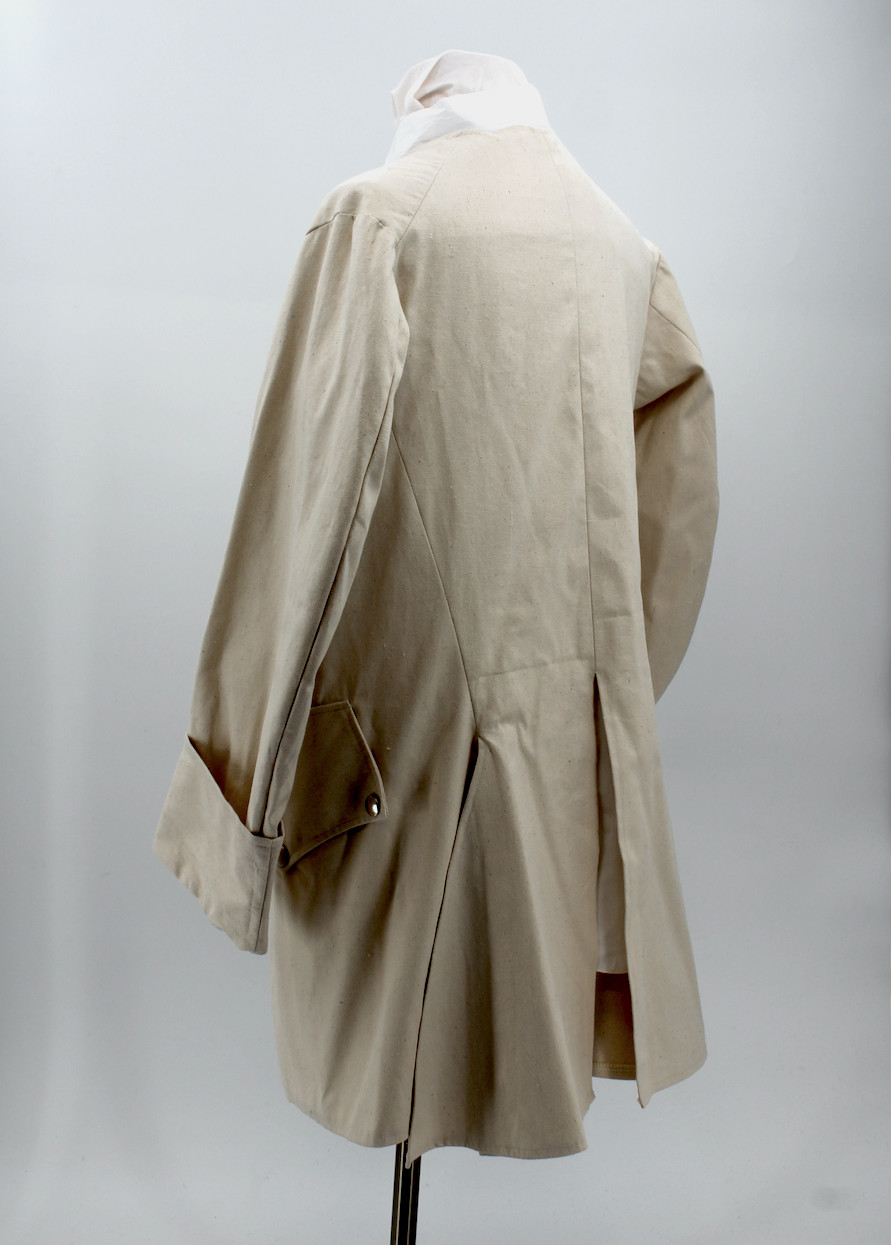 Colonial Period Osnaburg Sleeved Waistcoat - Size 46