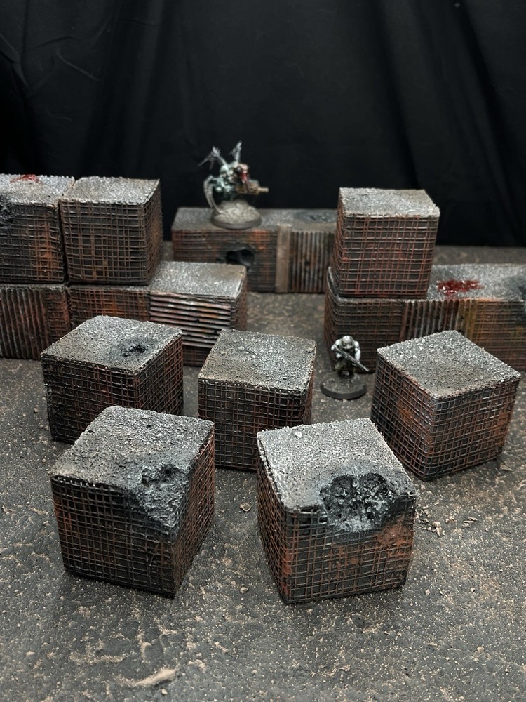 Wargaming Modular Walls/ Barriers Terrain Compatible With Trench Crusade