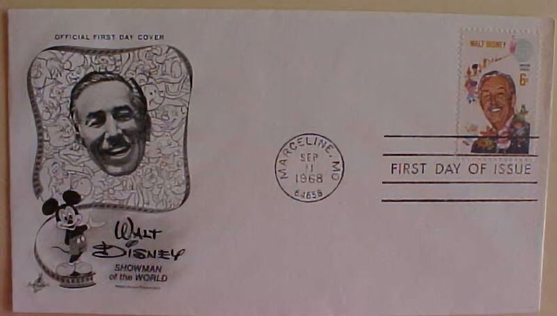 US FDC DISNEY 1968