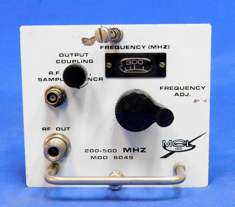 MCL, Inc. Model 6049 200 MHz – 500 MHz Module Plug-in Untested