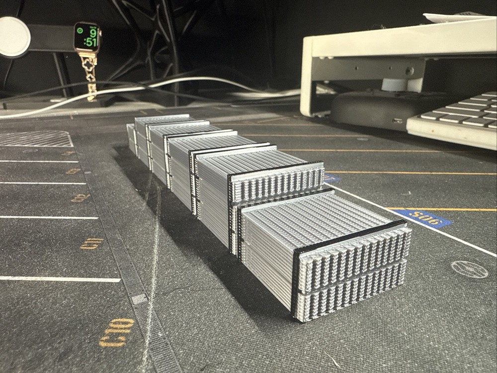1/64 DCP Metal Sheet Load for Flatbed Trailer