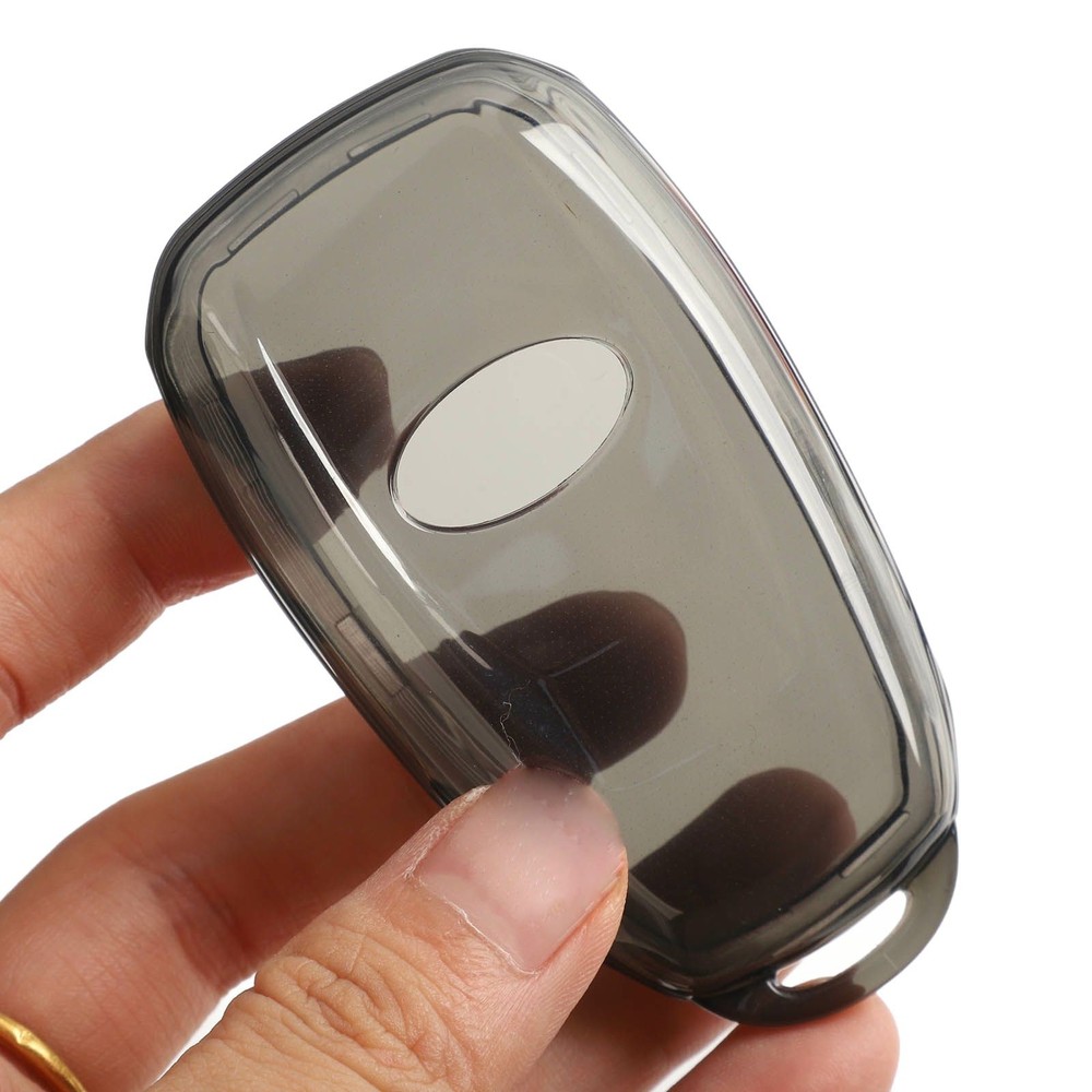 Transparent Black Key Case for Forester 20152024 with Push Button Start