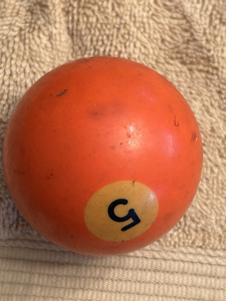 7 Billiard Pool Balls 2-1/8" With Box