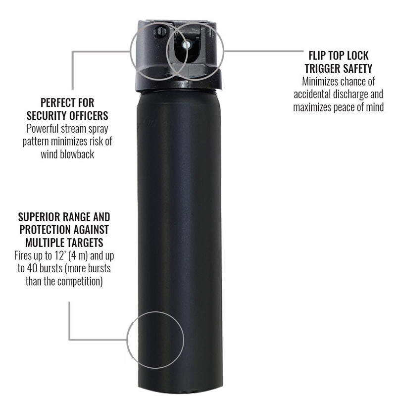 2 Pack Pepper Spray Self Defense Max Strength Security - 3.7 fl oz