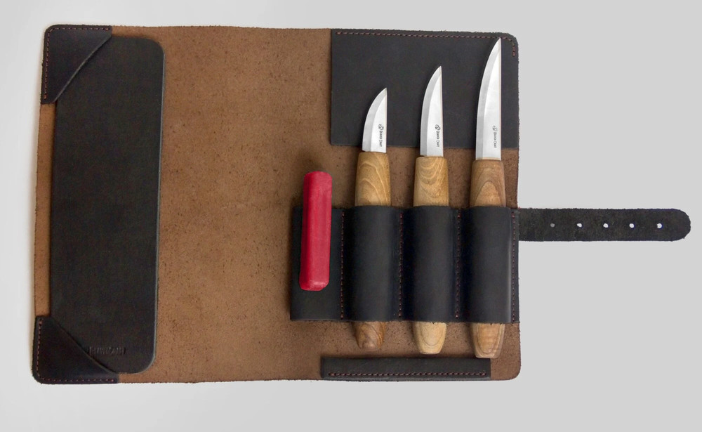 Premium Whittling Set With Walnut Handles BeaverCraft S19X