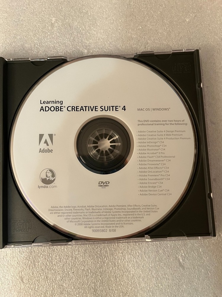 Learning Adobe Creative Suite 4 DVD for Mac & Windows, by Adobe & Lynda.com