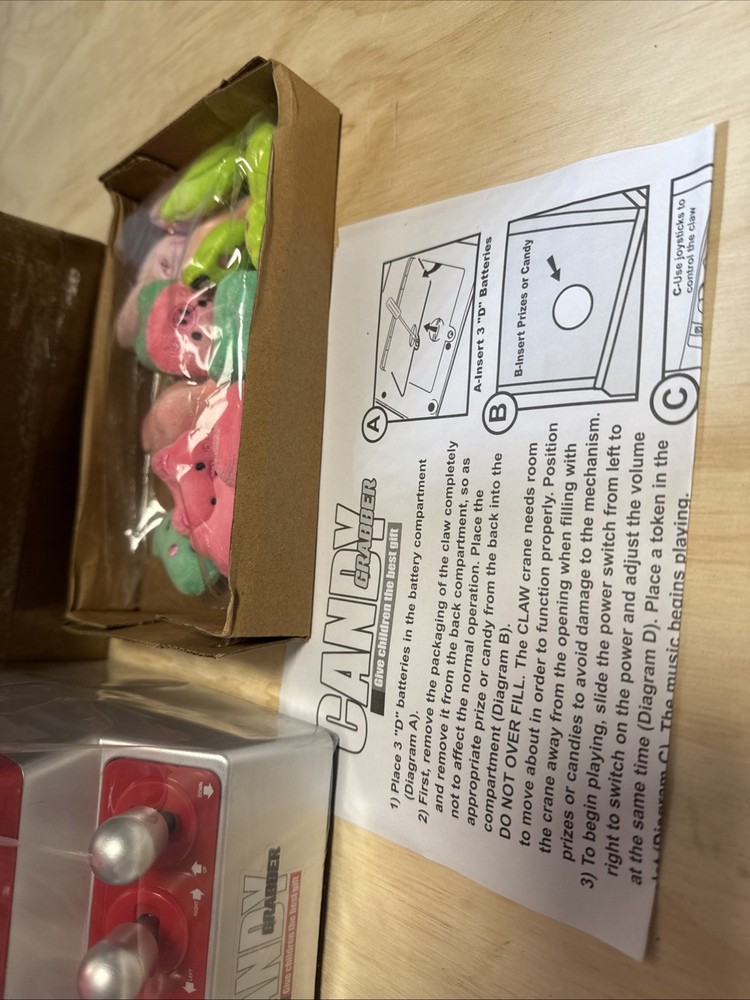 Mini Arcade Claw Machine