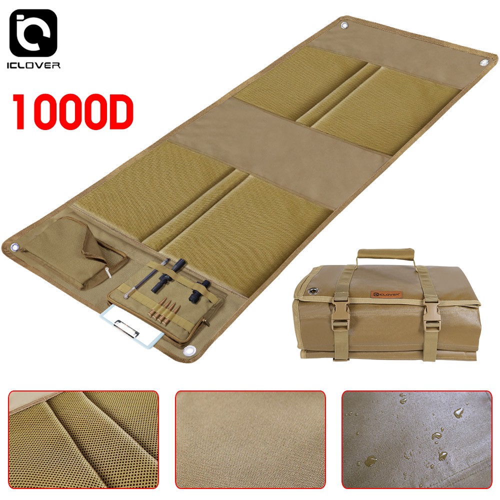 Heavy Duty Shooting Mat Large Tactical Prone Padded Pad Roll Up Hunting Range