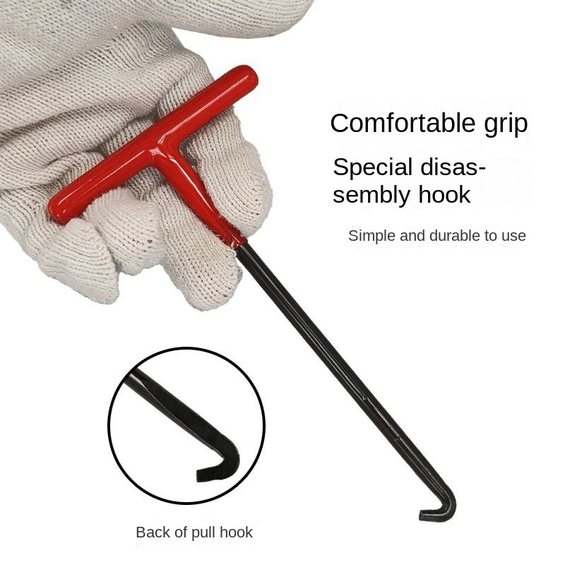 2×T-shaped spring disassembly assembly hook motorcycle modification exhaust pipe