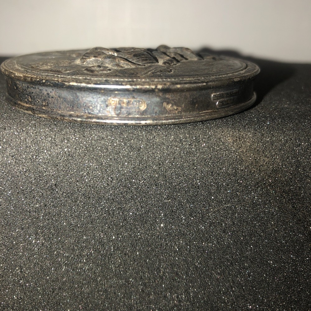 Hans Jensen Danish Silver Plated Compact with mirror