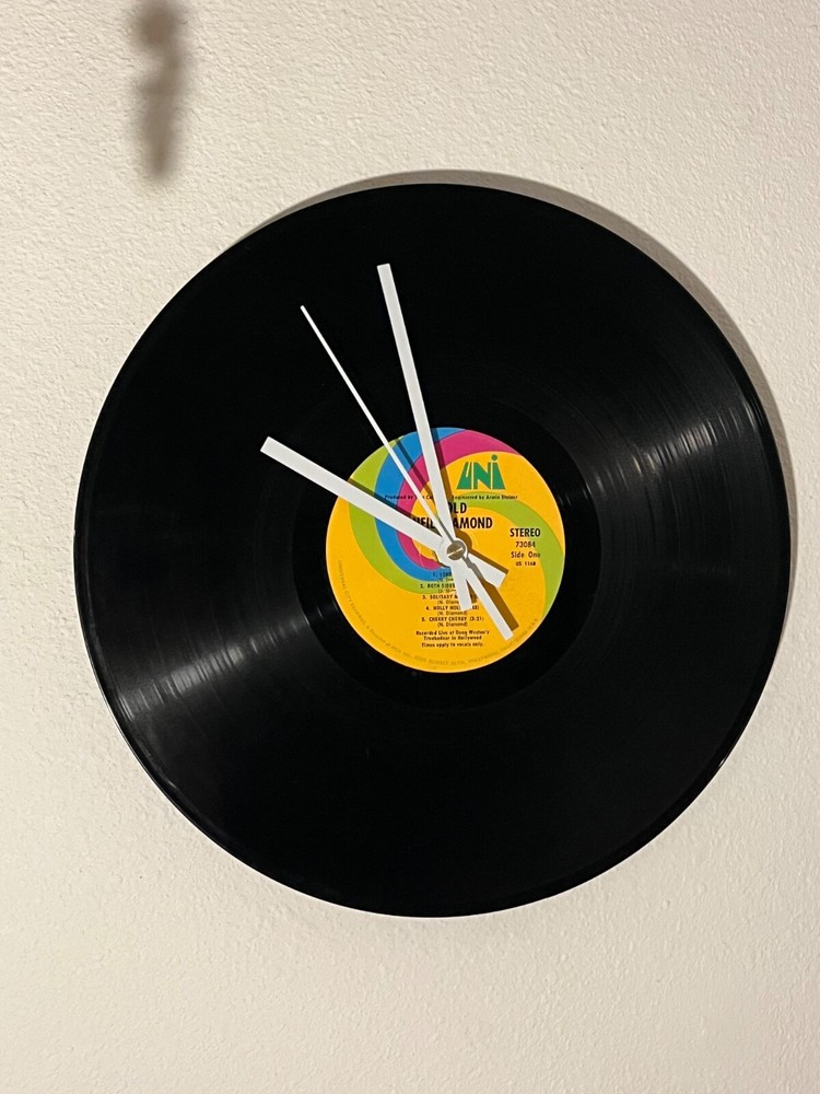Vintage Vinyl Record Wall Clock