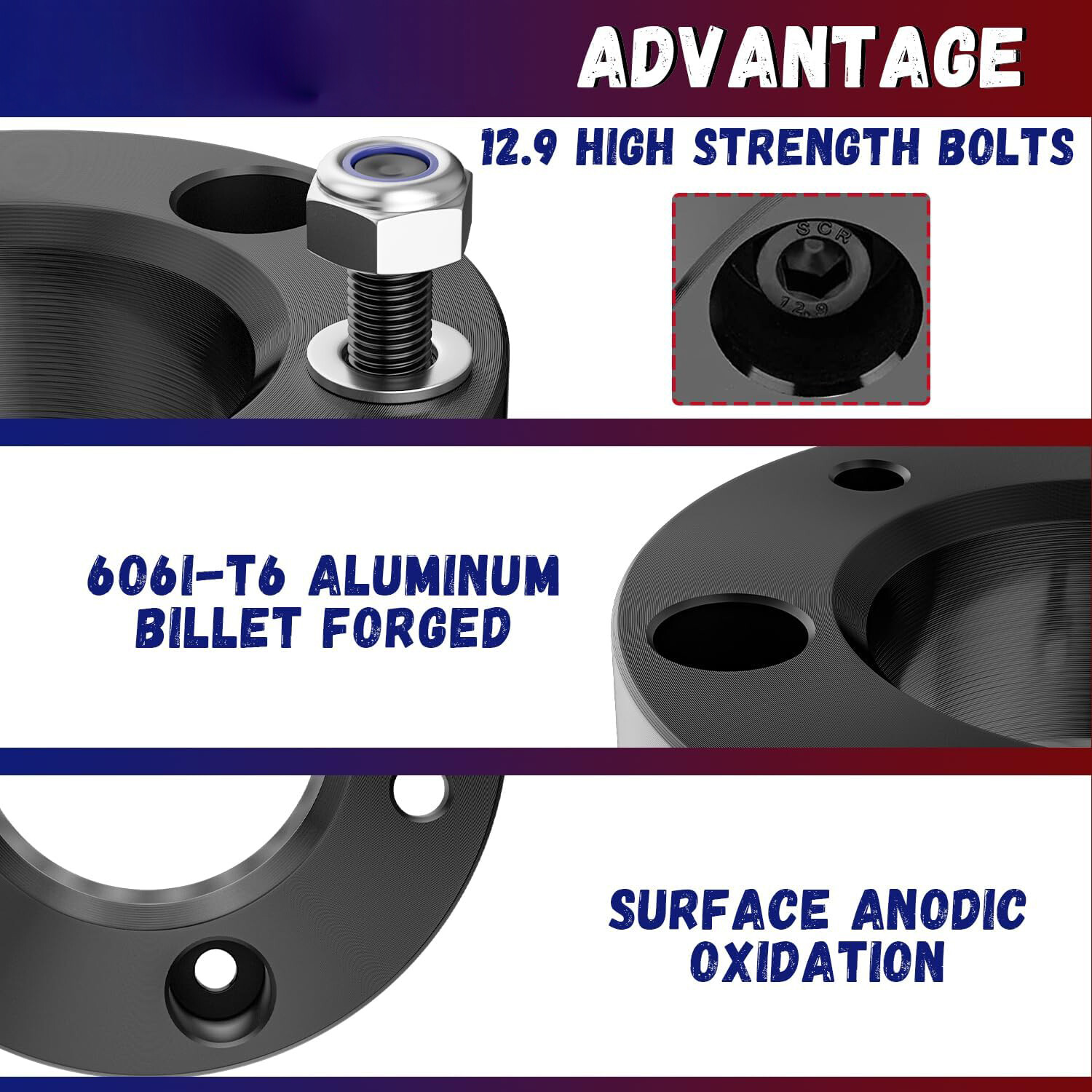 3" Front 2" Rear Ford F150 Leveling Kit Lift Kit For 2004-2020 Ford F150 2WD 4WD