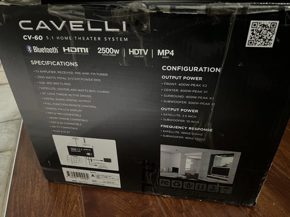 Cavelli CV-60 5.1 Home Theater System