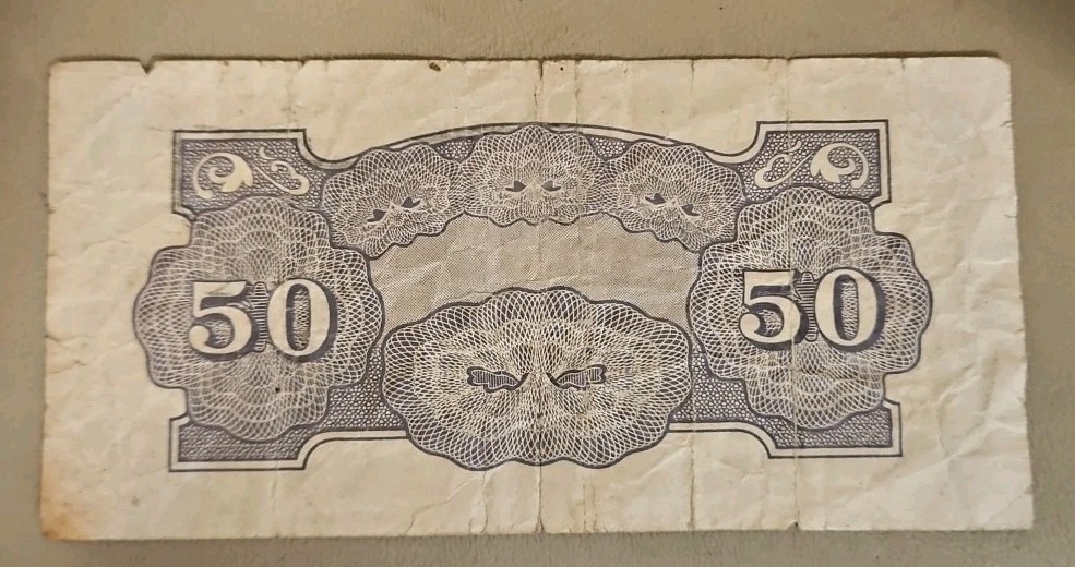 Philippines 50 Centavos Note