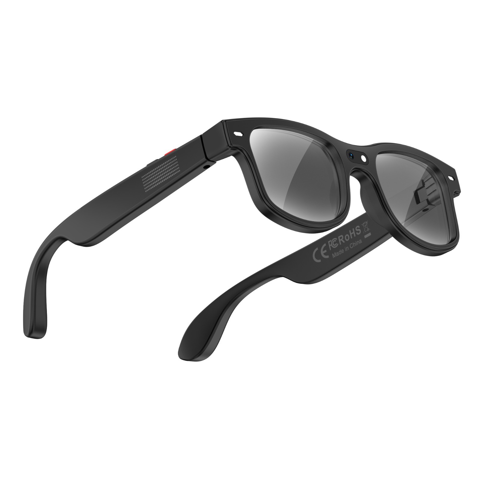 AI Smart Glasses with Interchangeable Lenses HD Camera Bluetooth for iOS Android