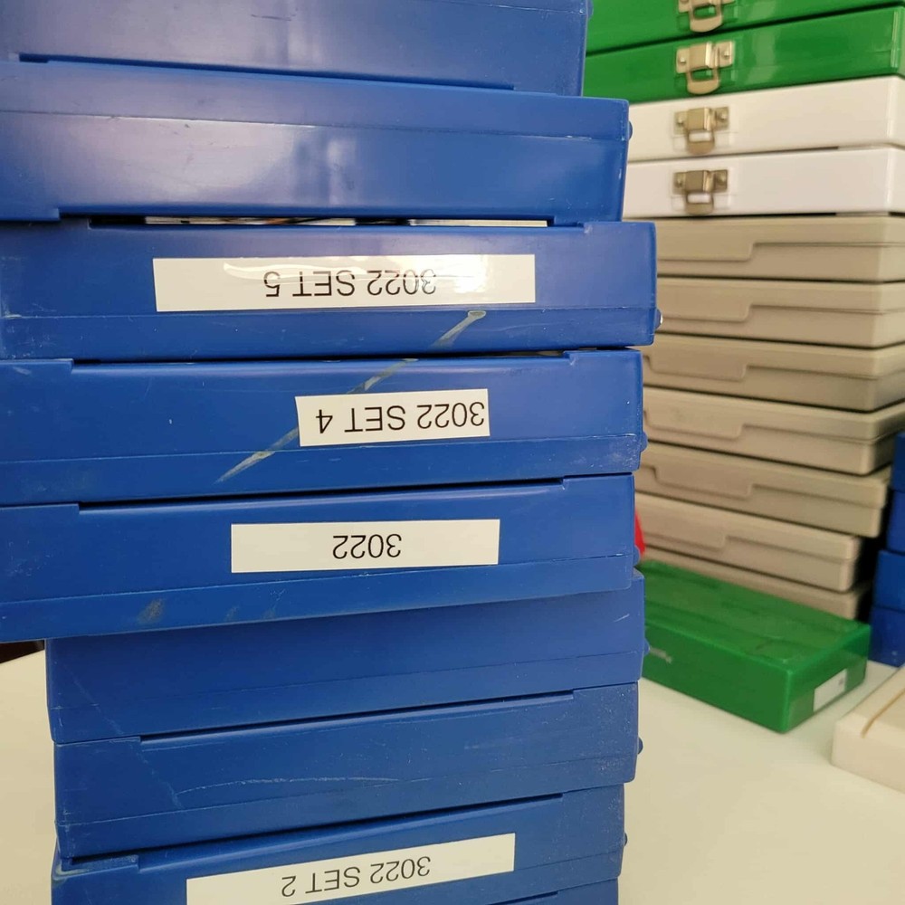 100-Place Slide Storage Boxes with Foam Lining*4-piece pack*