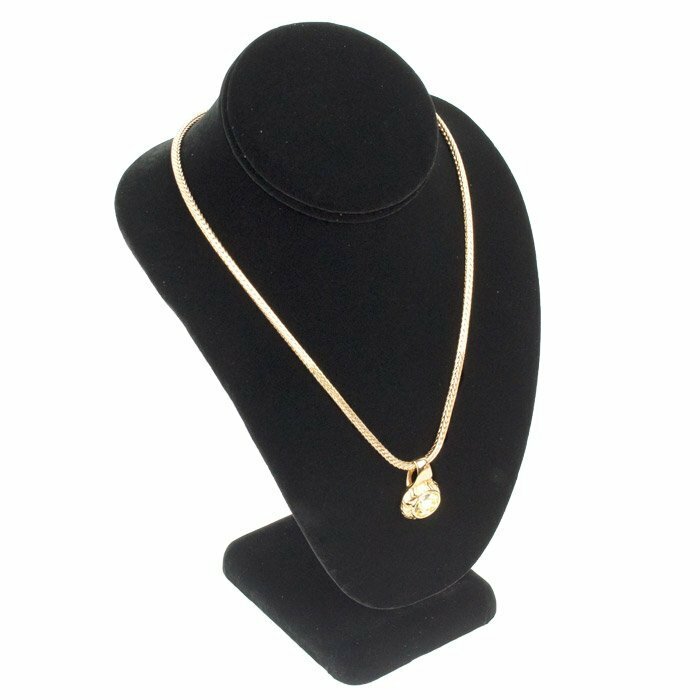 Black Velvet Jewelry Necklace Bust Necklace Display Stand ~ 18 Styles