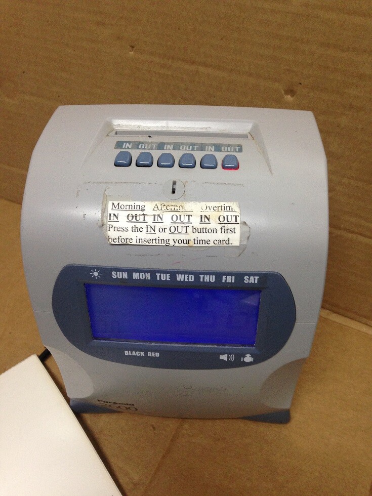 Pyramid Model 2600 Digital Punch Clock