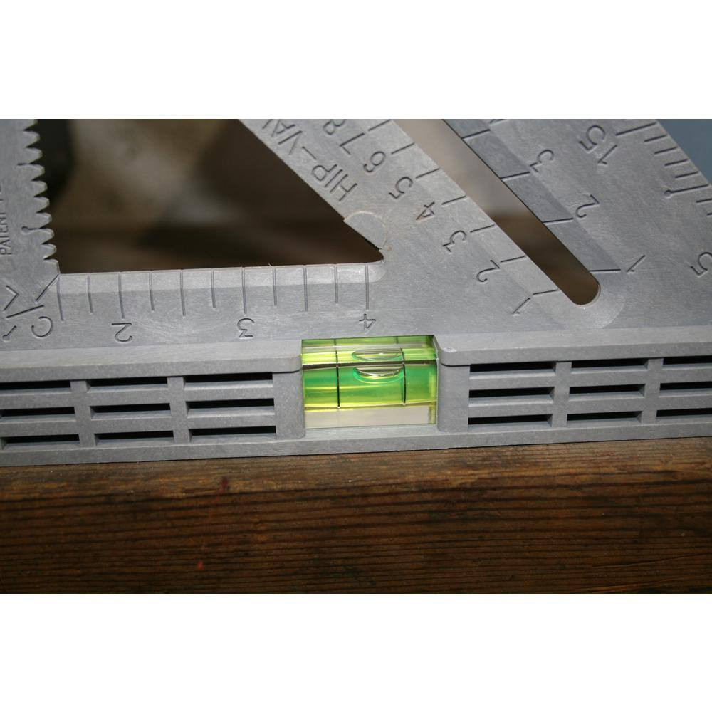 8 In. Composite Speedlite Level Rafter Square (Gray)
