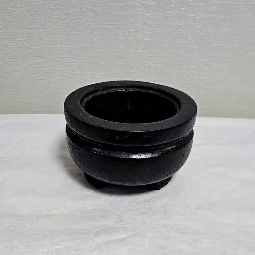 Vintage Soapstone Incense Burner with Tripod