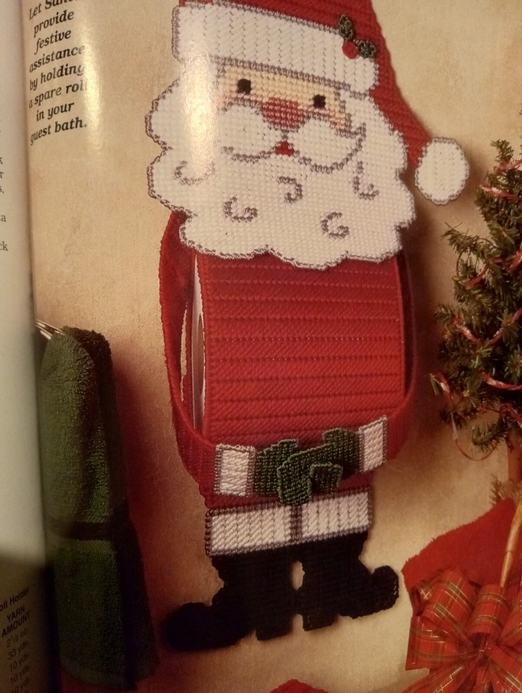 Holiday Christmas Decor Plastic Canvas Pattern Book Halloween Easter St Patrick