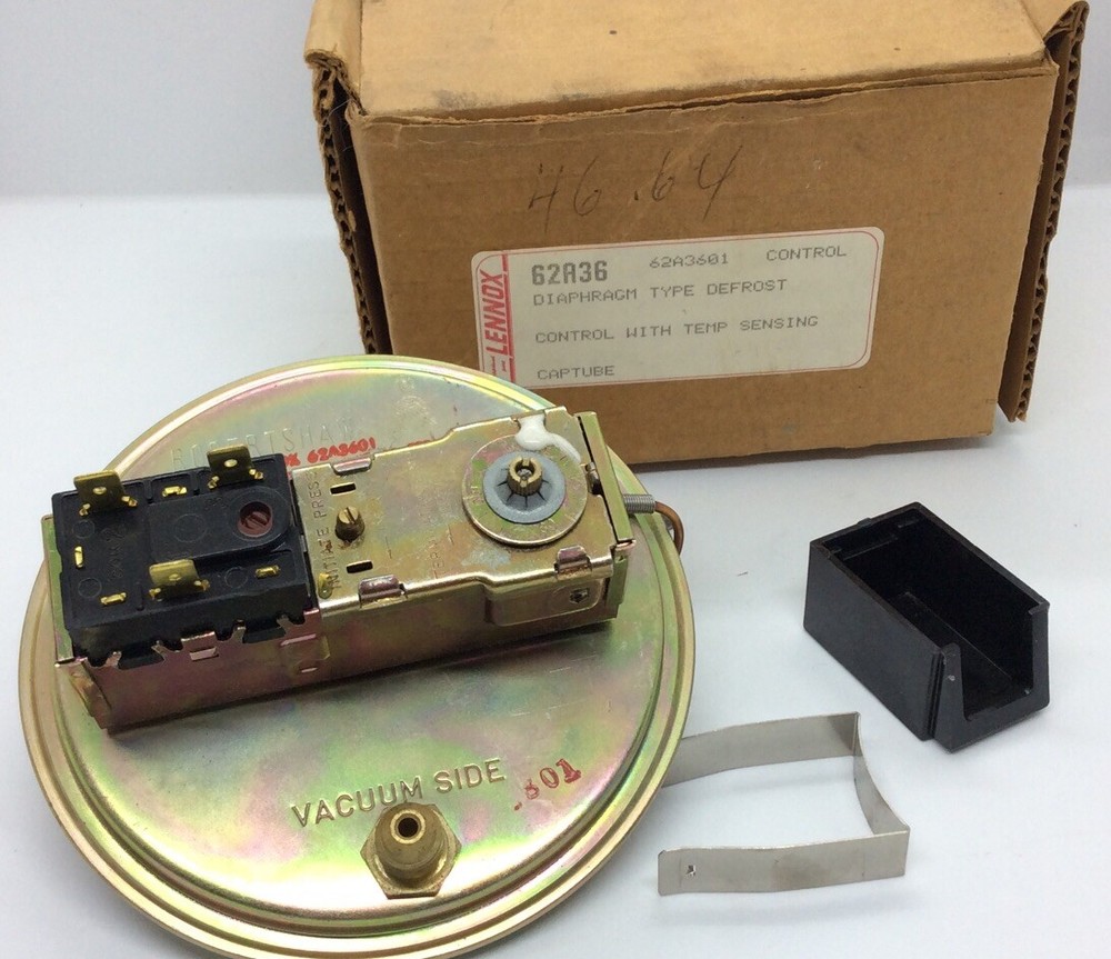 Lennox 62A3601 62A36 De-Ice Sensor Control DS3411 Diaphragm Type Defrost Control