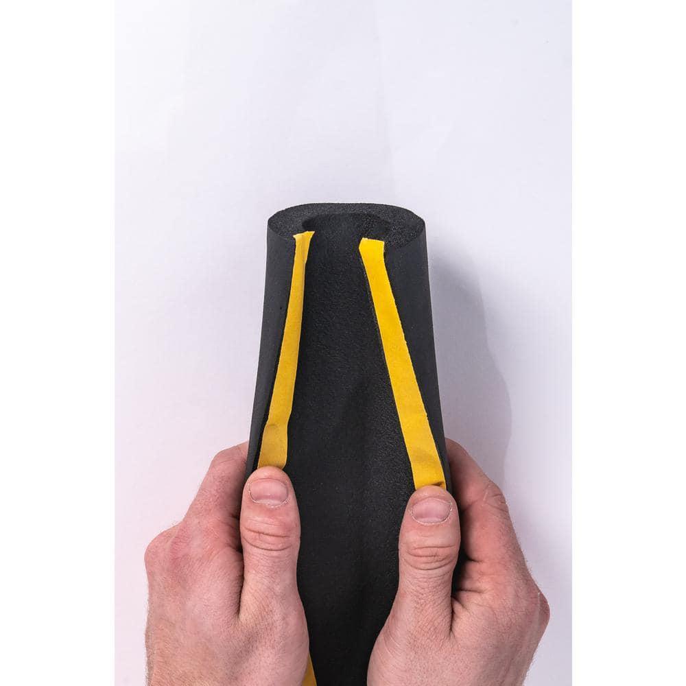 Everbilt 1/2 in. x 6 ft. Rubber Self-Seal Pipe Wrap Insulation ASTM E84