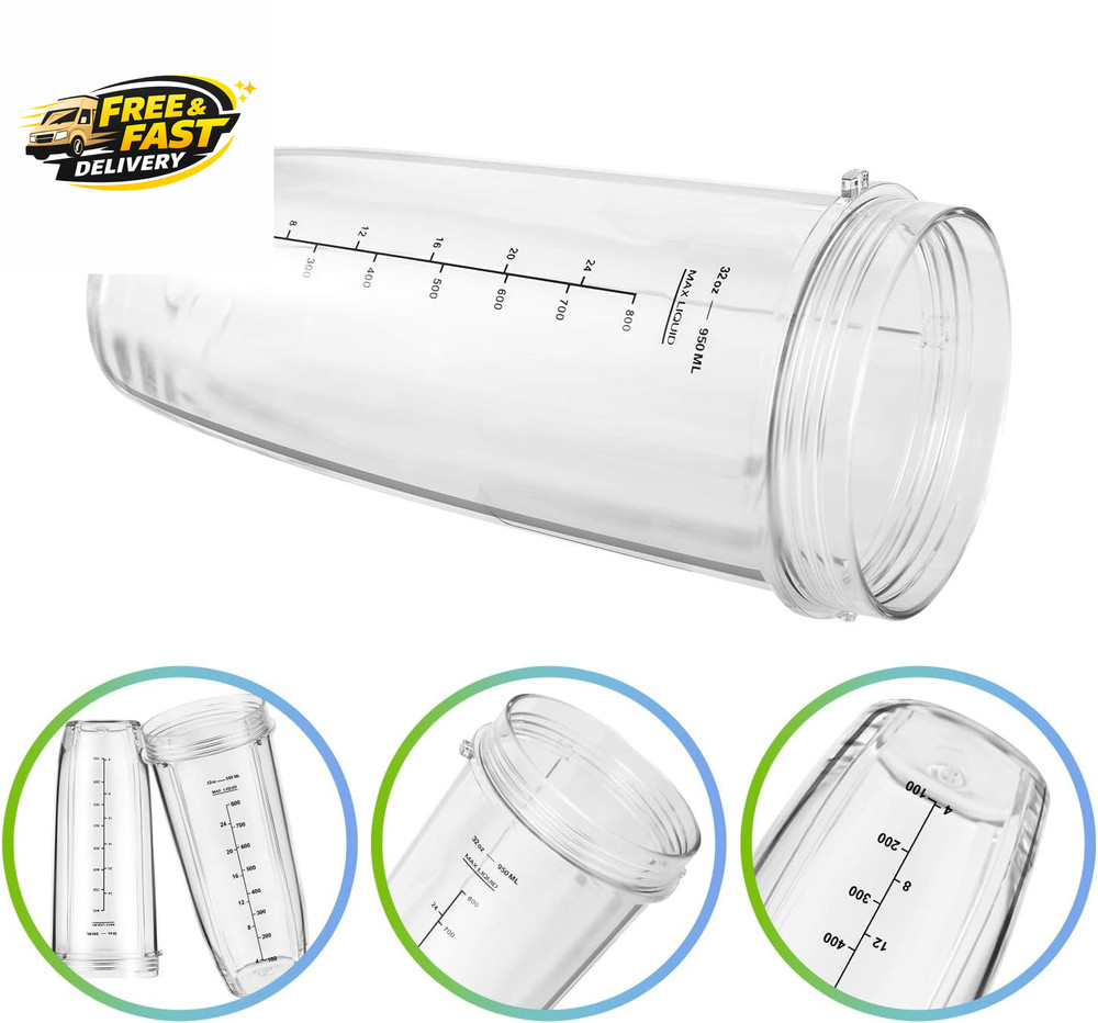 Ninja Blender Cups Replacement 24Oz – Compatible with Ninja BN401