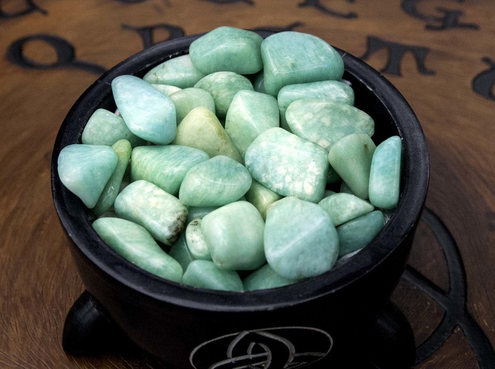Amazonite Tumbled Gemstone for Harmon, Communication Peace Balance