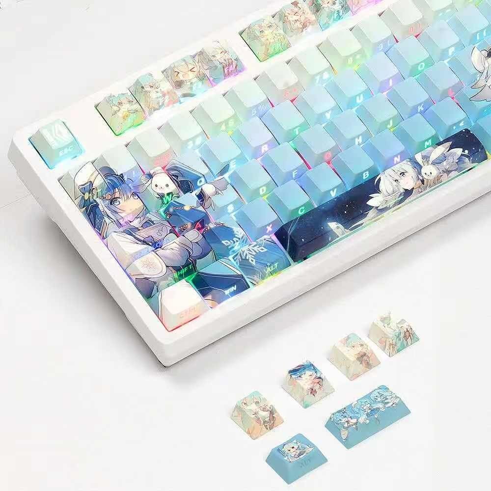 Hatsune Miku theme Anime 119pcs Keycaps Set For Mechanical Keyborad