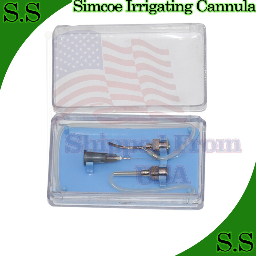 10 Simcoe Irrigating/Aspirating Cannula EYE Instruments