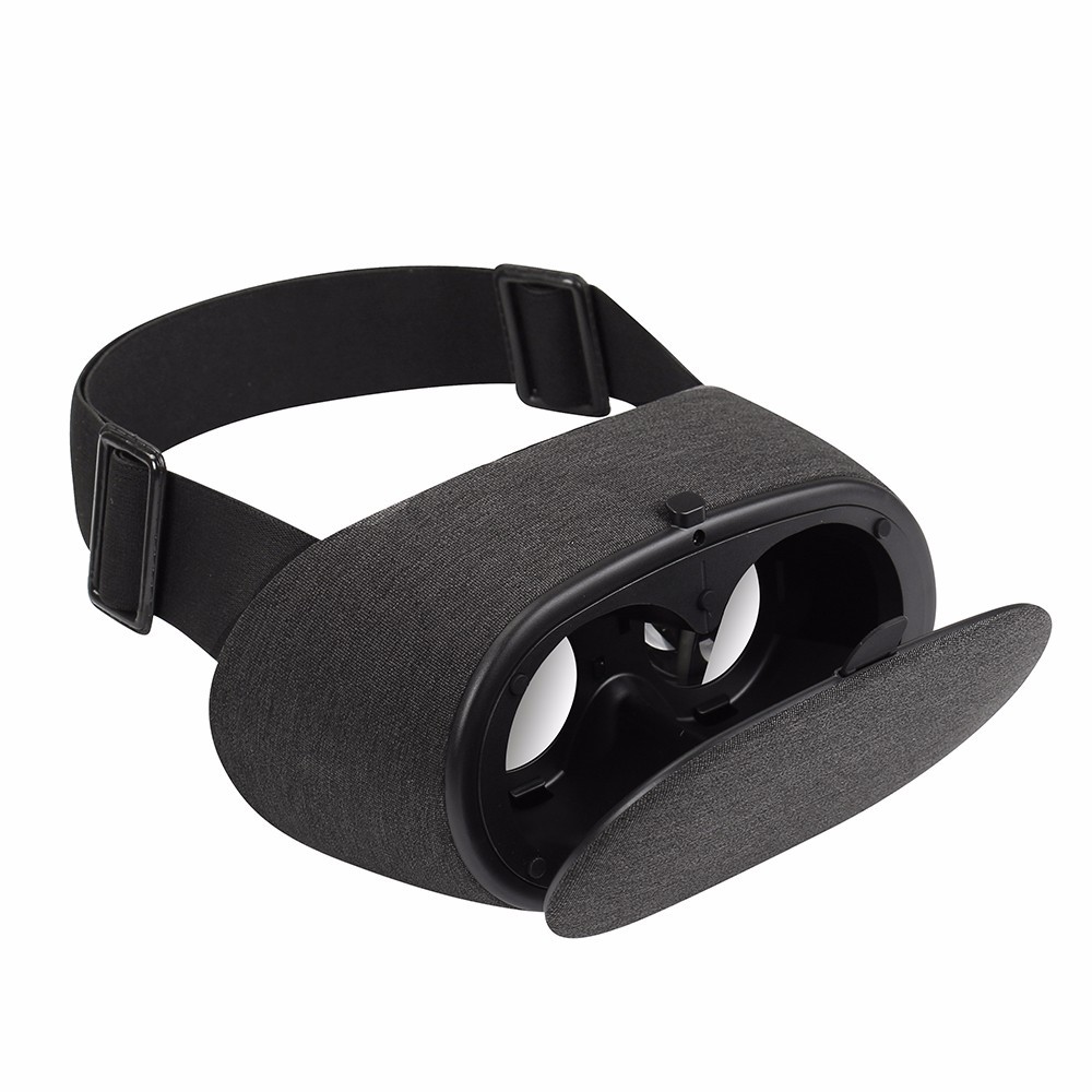 3D VR Headset Virtual Reality Glasses, Bluetooth Remote in Grey or Black