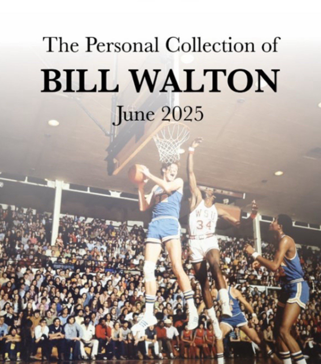 Bill Walton Personally Owned USA Armed Forces FIBA Basketball 1970 Photograph