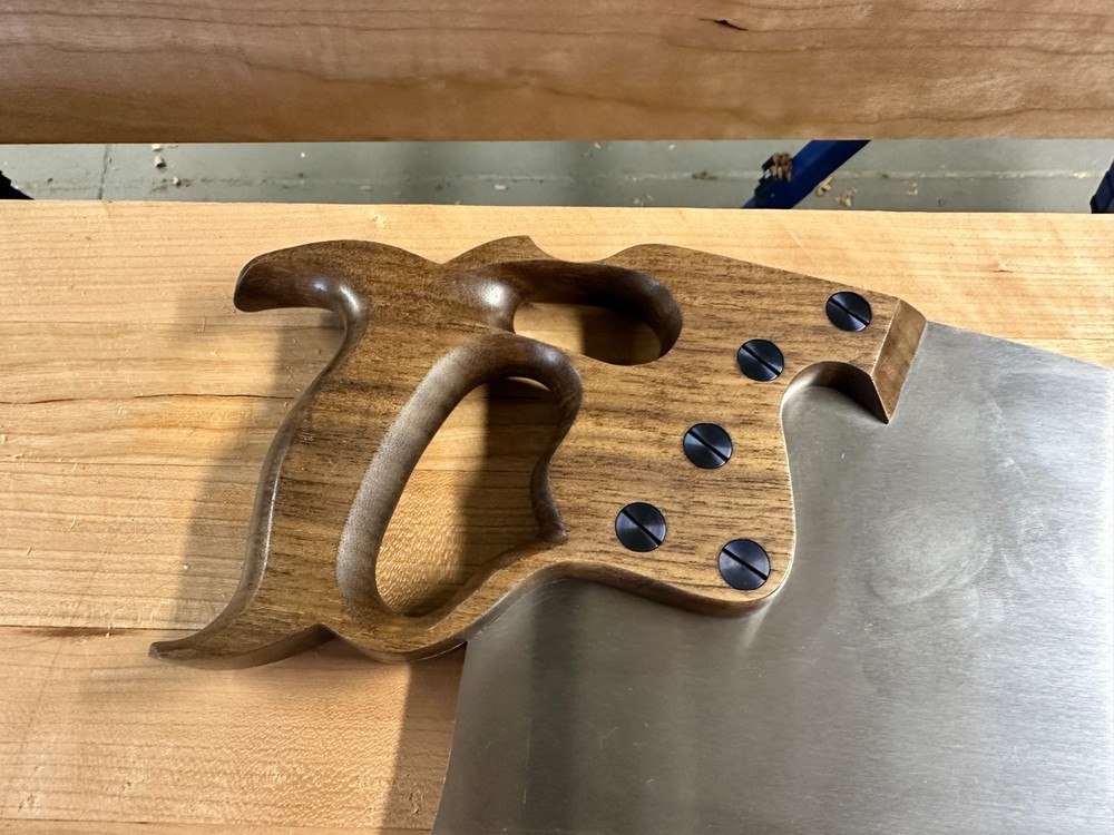 Bad Axe 22" Rip Hand Saw, Walnut Handle (Regular), New (No Box)
