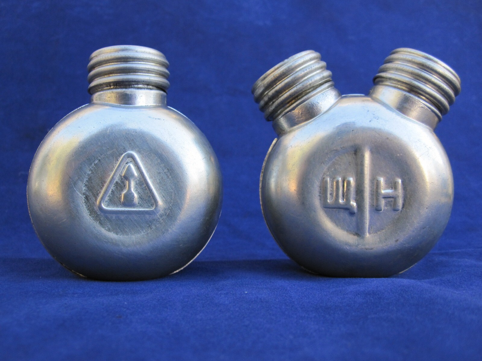 Set of Russian Oil Bottles Original Soviet/Russian WWII Mosin Nagant Izhmash W H