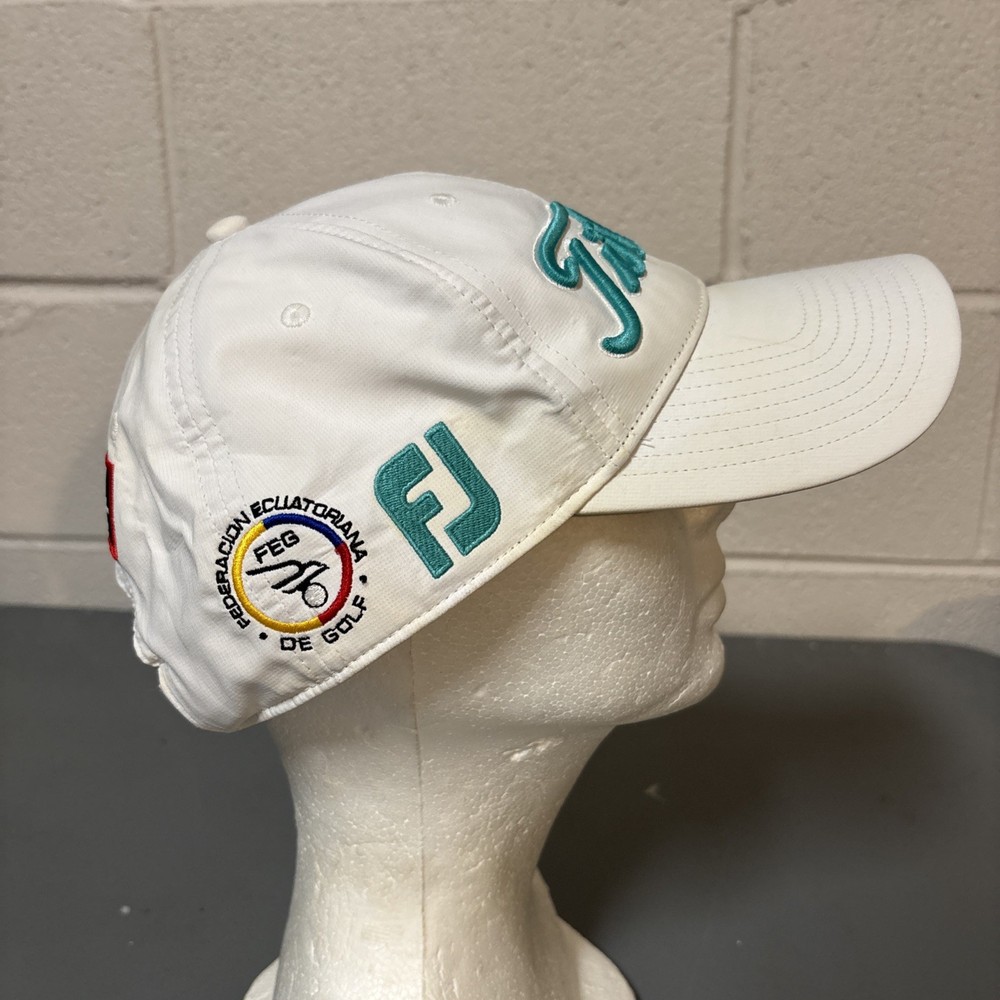 Titleist Pro V1 FJ Adjustable Strapback Diner’s Club Patch White