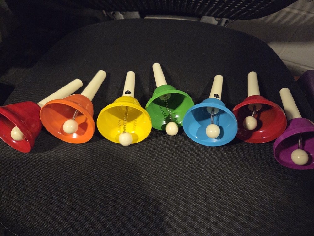 MARVEL EDUCATION HAND BELLS ACCURATE TONE BELLS (Missing One Bell)