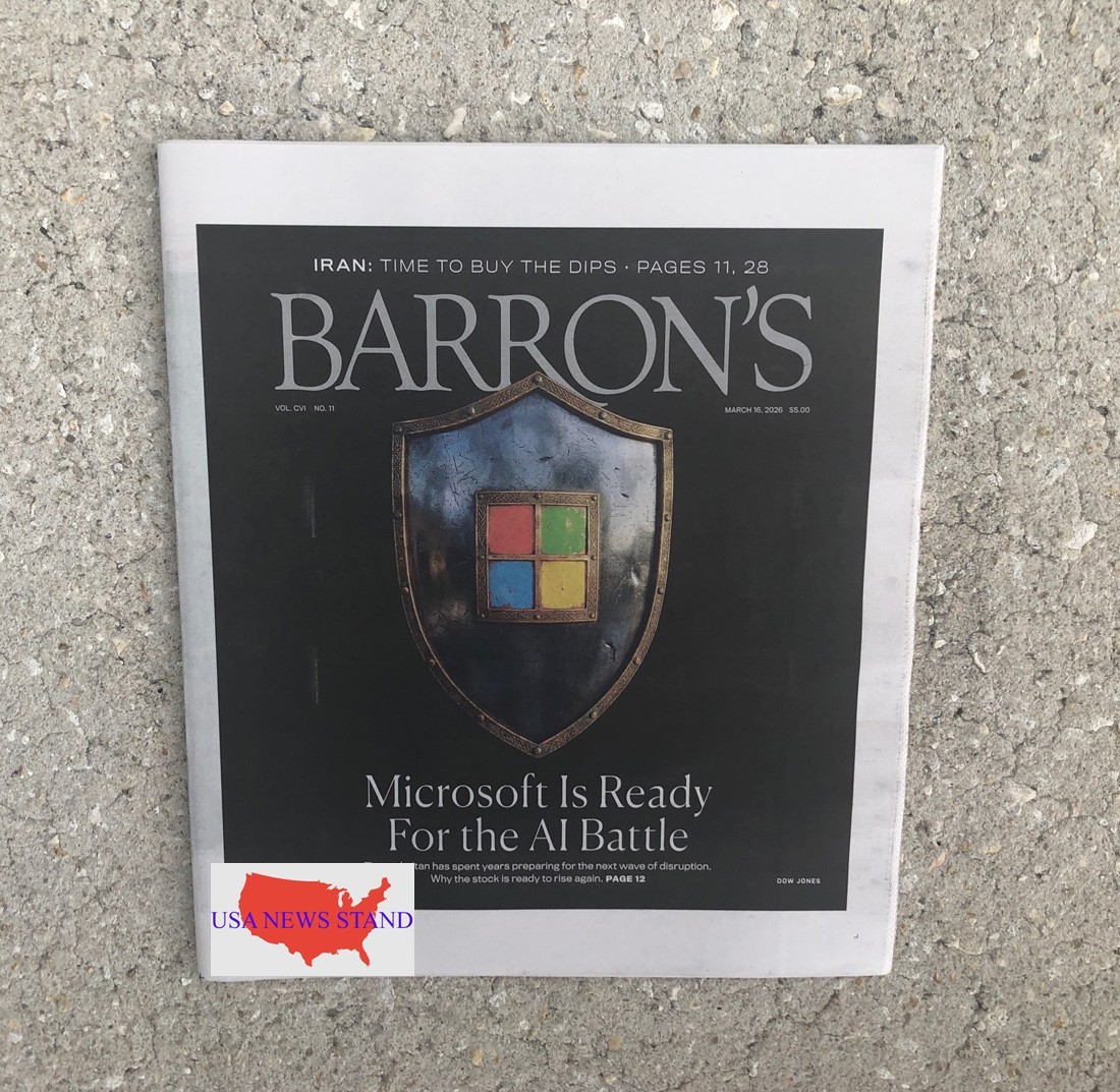 BARRONS FINANCIAL NEWS MONDAY - MARCH 16, 2026 (MICROSOFT  AI BATTLE)