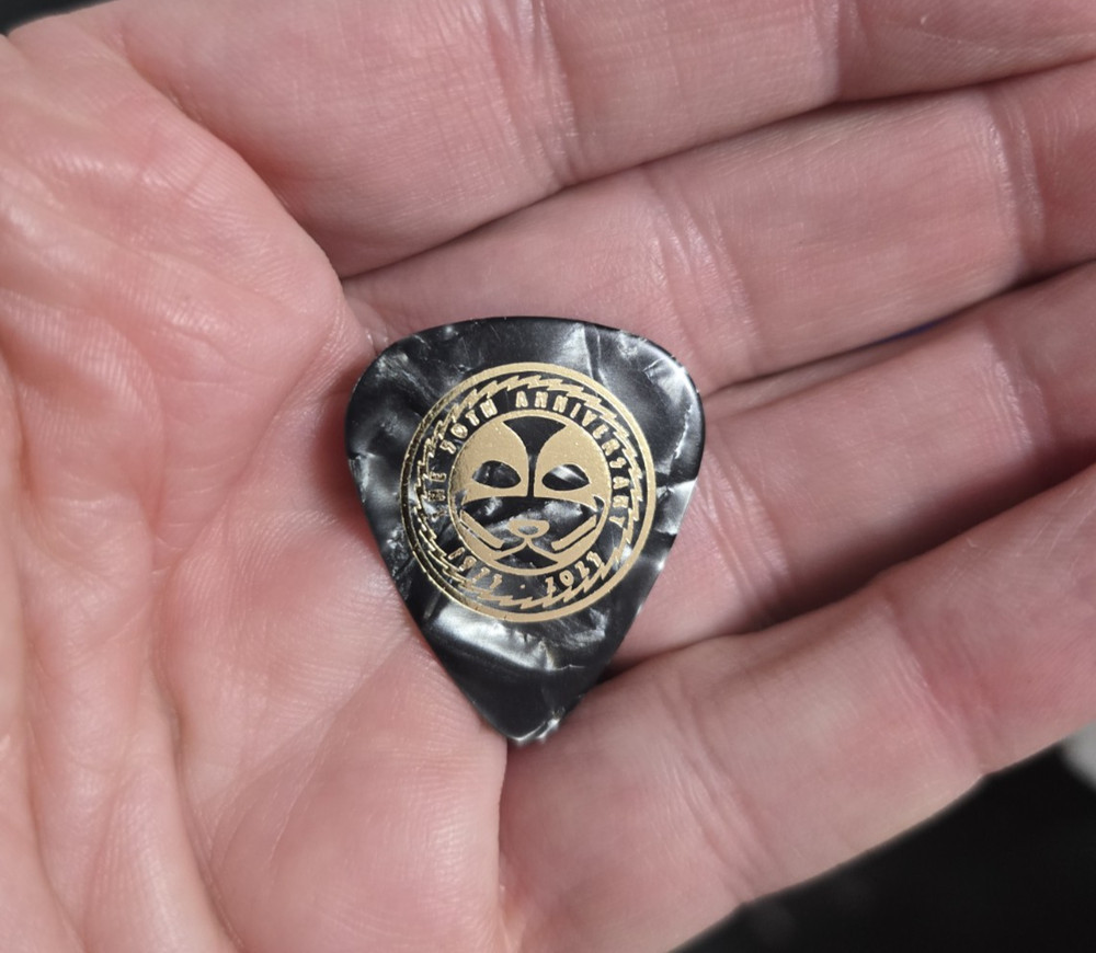 KISS 2023 End Of The Road LAST SHOW MSG Guitar Pick ERIC SINGER 50th Anniversary