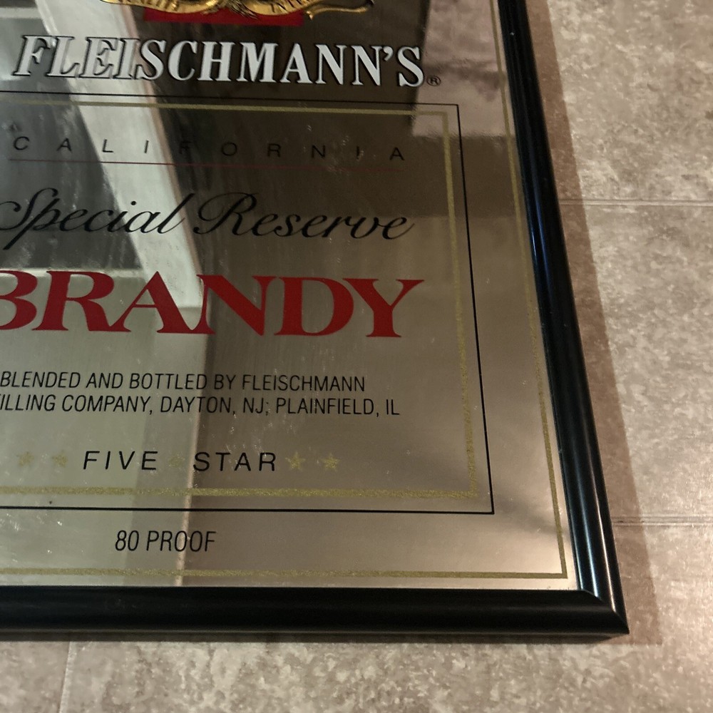 Fleischmann's Brandy Mirror 16x20