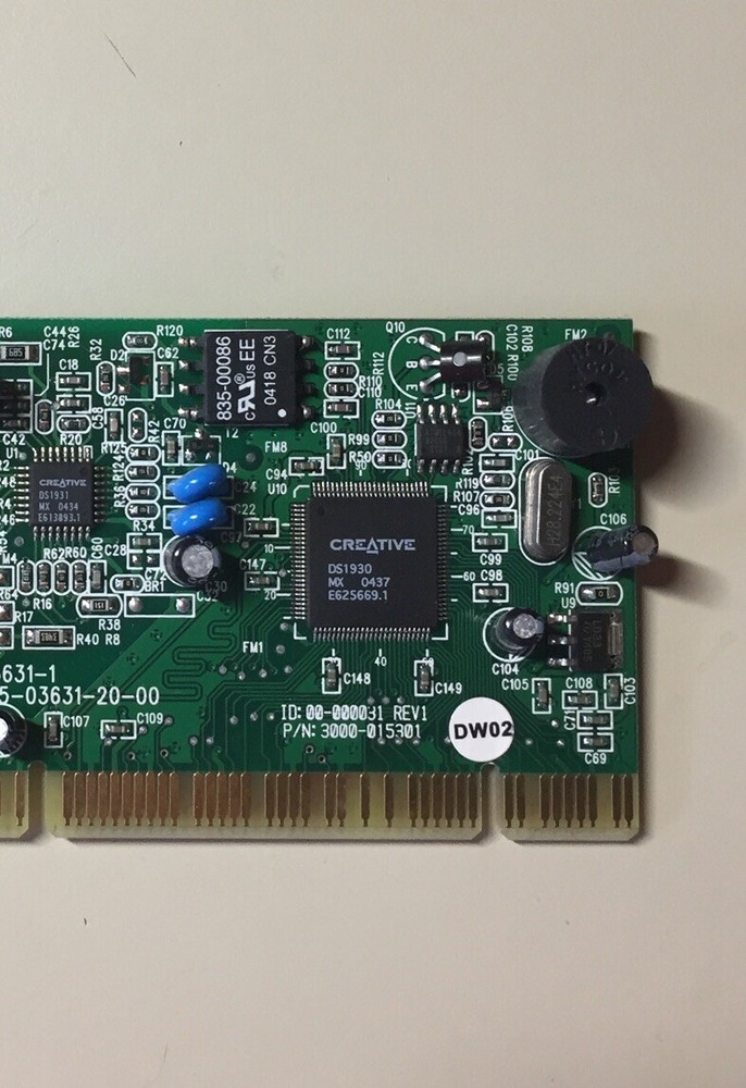Vintage Creative Modem Blaster Card D13631-1