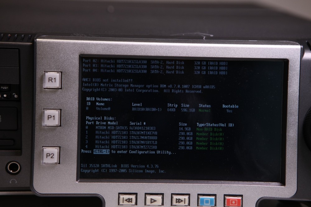 Grass Valley T2 iDDR2-HDD Intelligent Digital Disk Recorder