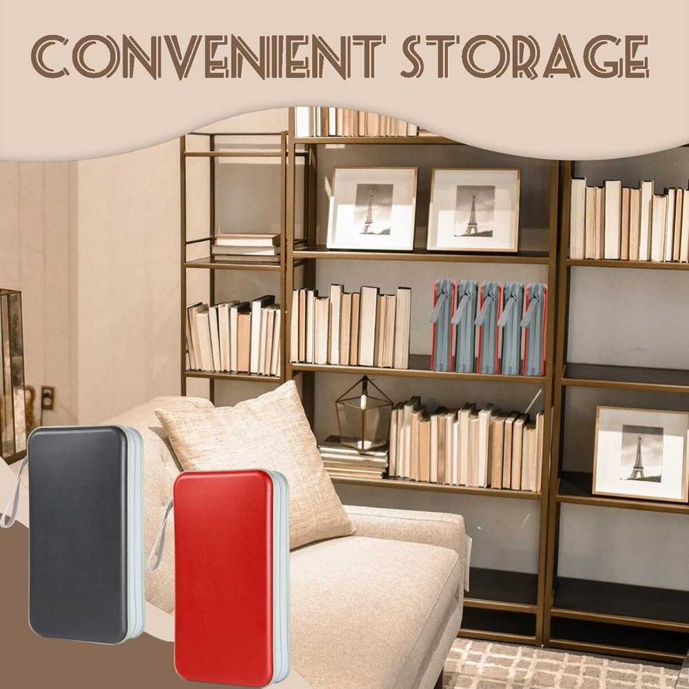 Hard Plastic CD Case Protective Holder DVD Disc Storage Portable Wallet for Car