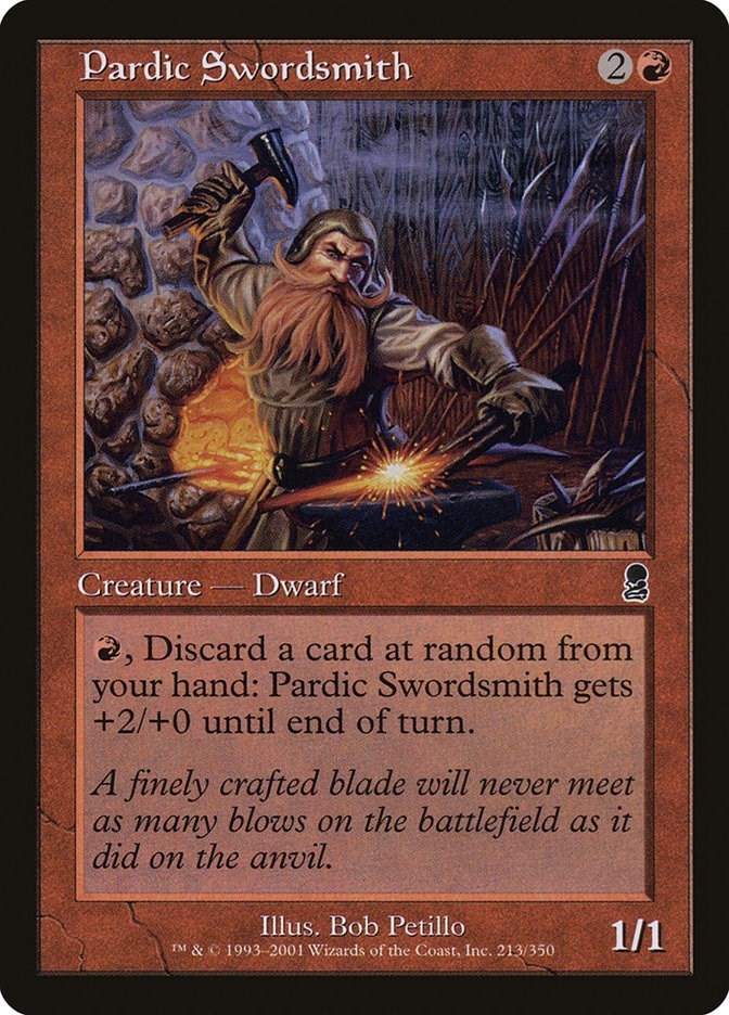 Pardic Swordsmith Odyssey 213 MTG MP